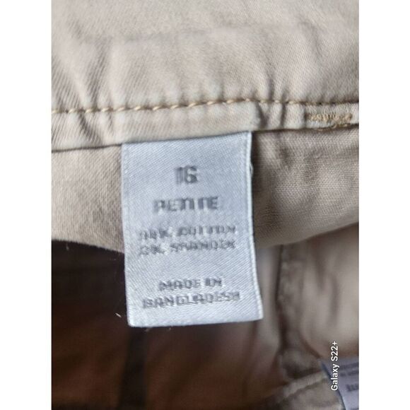 W7  Fashion Bug crop tan pants petite - Picture 4 of 7